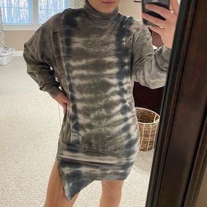 NWT Young Fabulous and Broke Sweatshirt TieDye Dress